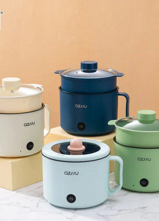 Mini Electric Cooker – Portable Non-Stick Travel Pot for Rice, Ramen & Pasta (Multi-Functional Quick Cooker)