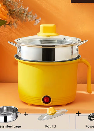 Mini Electric Cooker – Portable Non-Stick Travel Pot for Rice, Ramen & Pasta (Multi-Functional Quick Cooker)