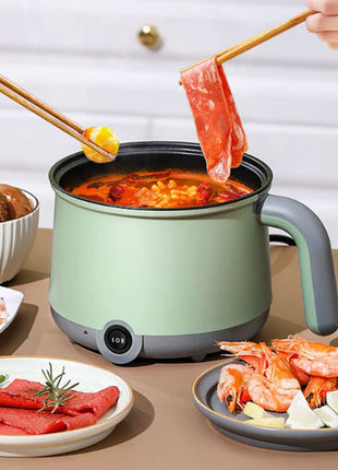 Mini Electric Cooker – Portable Non-Stick Travel Pot for Rice, Ramen & Pasta (Multi-Functional Quick Cooker)