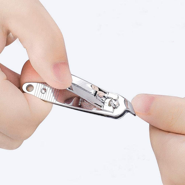 Nail Cutting Clippers Pedicure Manicure Tool (Stainless Steel)