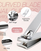 Nail Cutting Clippers Pedicure Manicure Tool (Stainless Steel)