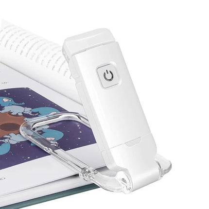 Rechargeable Book Reading Light with Brightness Adjustable for Eye-Protection