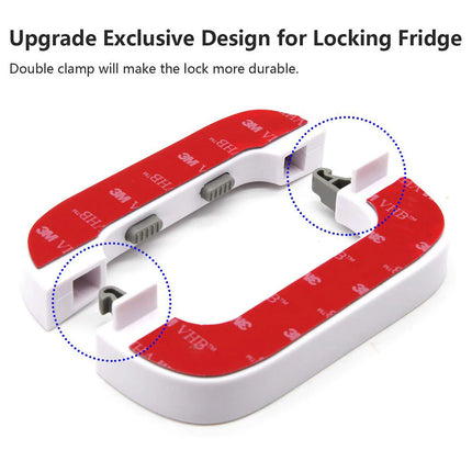 Refrigerator Child Safety Lock Anti-Pinch Hand Cabinet Door Lock Multi-Function