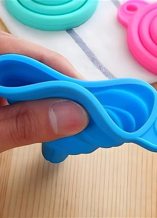 Silicone Collapsible Portable Folding Funnel-Transfering Liquid & Powder