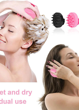 Silicone Shampoo Brush, Hair Scrubber- 1 Pcs