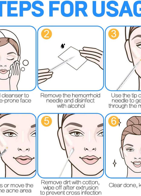 Stainless Steel Acne-Blackhead Removal Stick Tool