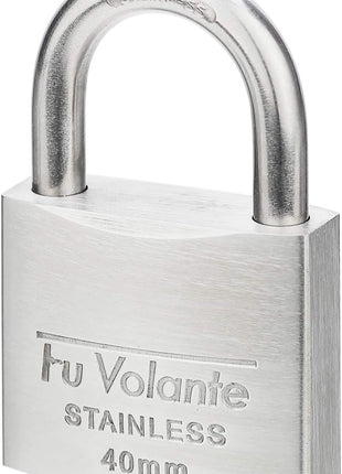 Stainless Steel Weatherproof Tumbler Padlock With 4 Key (Imported)