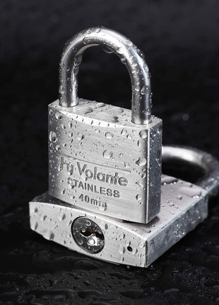 Stainless Steel Weatherproof Tumbler Padlock With 4 Key (Imported)