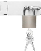 Stainless Steel Weatherproof Tumbler Padlock With 4 Key (Imported)