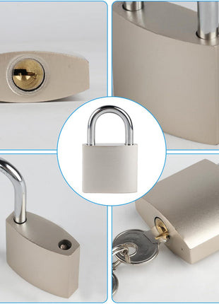 Stainless Steel Weatherproof Tumbler Padlock With 4 Key (Imported)