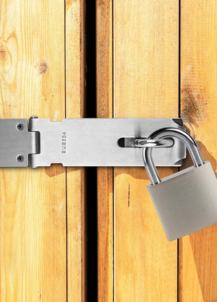 Stainless Steel Weatherproof Tumbler Padlock With 4 Key (Imported)