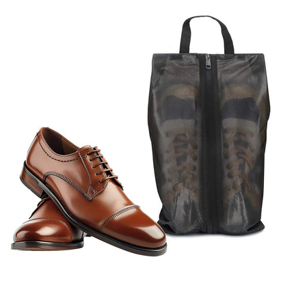 UltraGuard XL Travel Shoe Bag – Breathable Mesh, Zipper Closure, Sneaker Organizer (1 Pc)