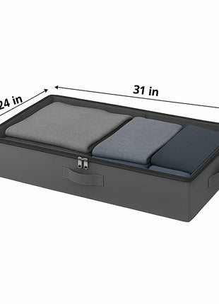 Underbed Storage Organizer with Clear Top