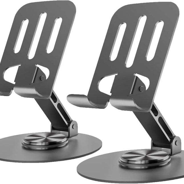 Universal Metal Cell Phone Stand, Multi-Angel Adjustable 360° Rotation