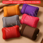 Velvet Electric Hot Water Bag with Cover, Rechargeable Heated Water Bag with Flannel Cover