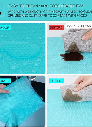 Washable Refrigerator Shelf Liners–Mats for Fridge