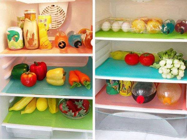 Washable Refrigerator Shelf Liners–Mats for Fridge