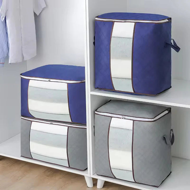 Winter & Summer Clothes Organizer Blanket and Wardrobe Storage Bag