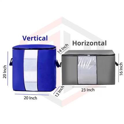 Winter & Summer Clothes Organizer Blanket and Wardrobe Storage Bag