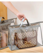 Clear Handbag Storage Organizer with Zipper