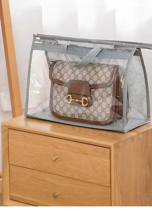 Clear Handbag Storage Organizer with Zipper