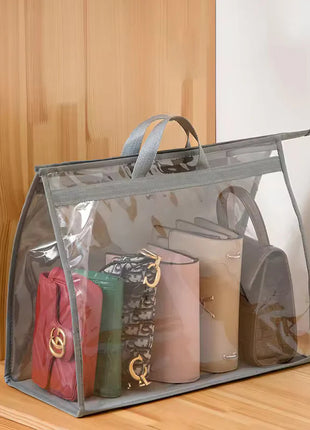 Clear Handbag Storage Organizer with Zipper