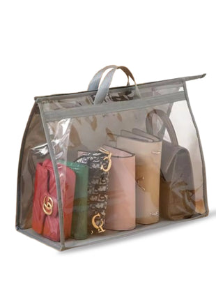 Clear Handbag Storage Organizer with Zipper