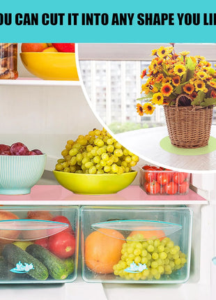Washable Refrigerator Shelf Liners–Mats for Fridge